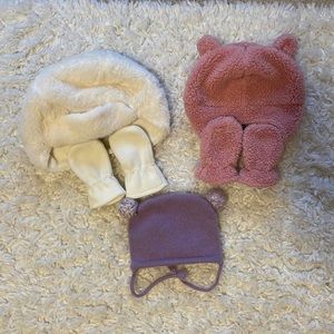 Girls 0-9 month winter set